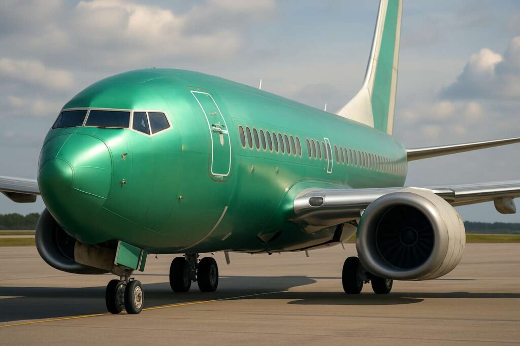 Why Are New Boeing Planes Green Before They Are Delivered?